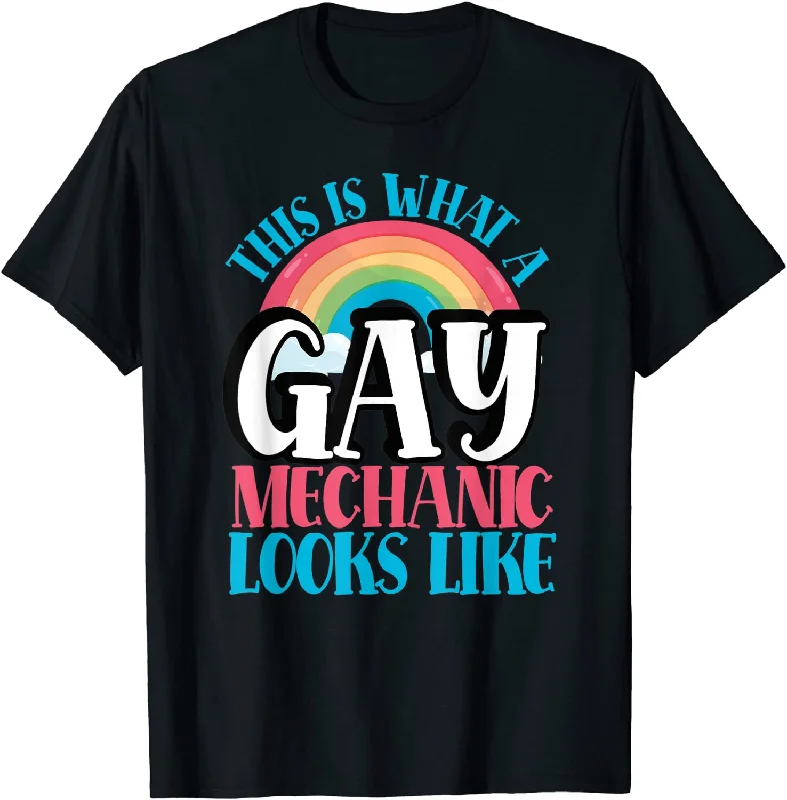 LGBT Gay Mechanic T-Shirt, This is What Gay Mechanic Looks Like, Pride Gay Shirt