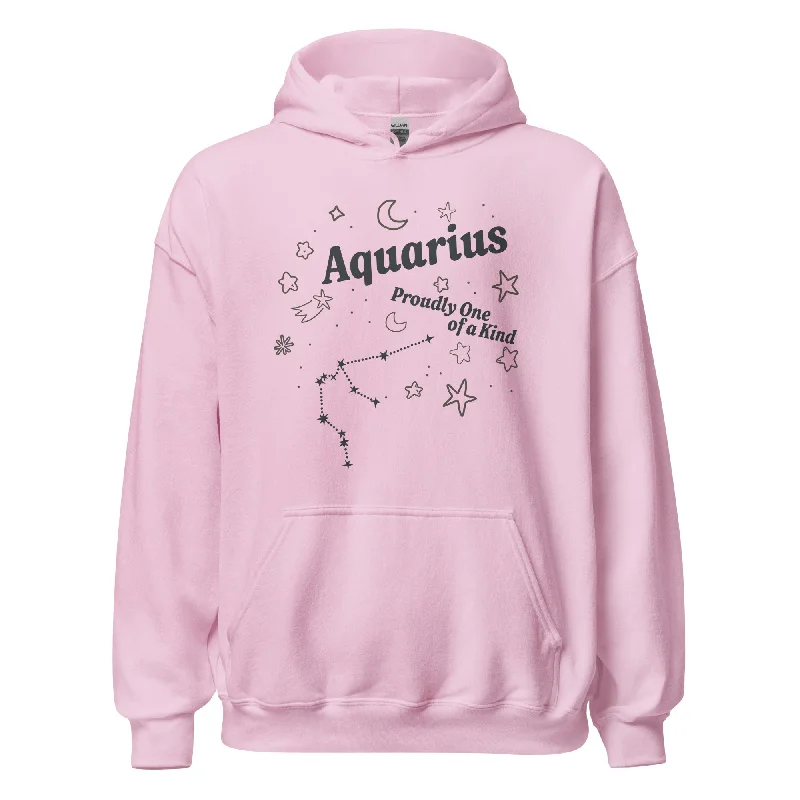Eco-friendly pride hoodies made sustainably--Aquarius Proudly One of a Kind Unisex Hoodie Eco-friendly pride hoodies made sustainably--Aquarius Proudly One of a Kind Unisex Hoodie