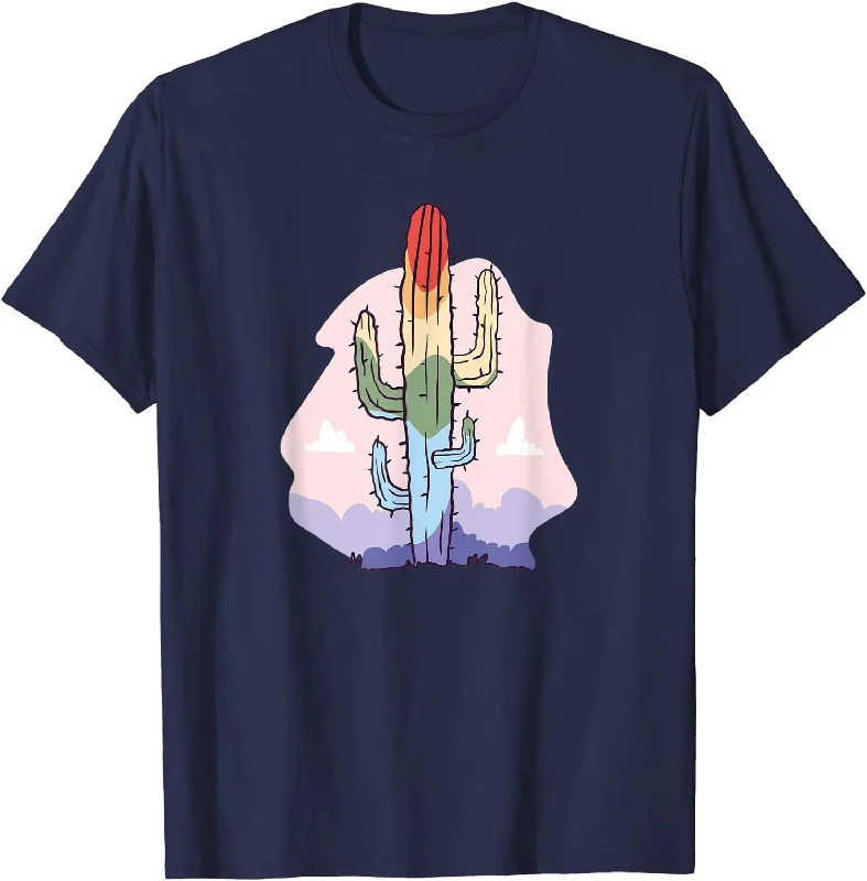 LGBT Cactus Lover T Shirt, Gardening Pride Rainbow T-Shirt