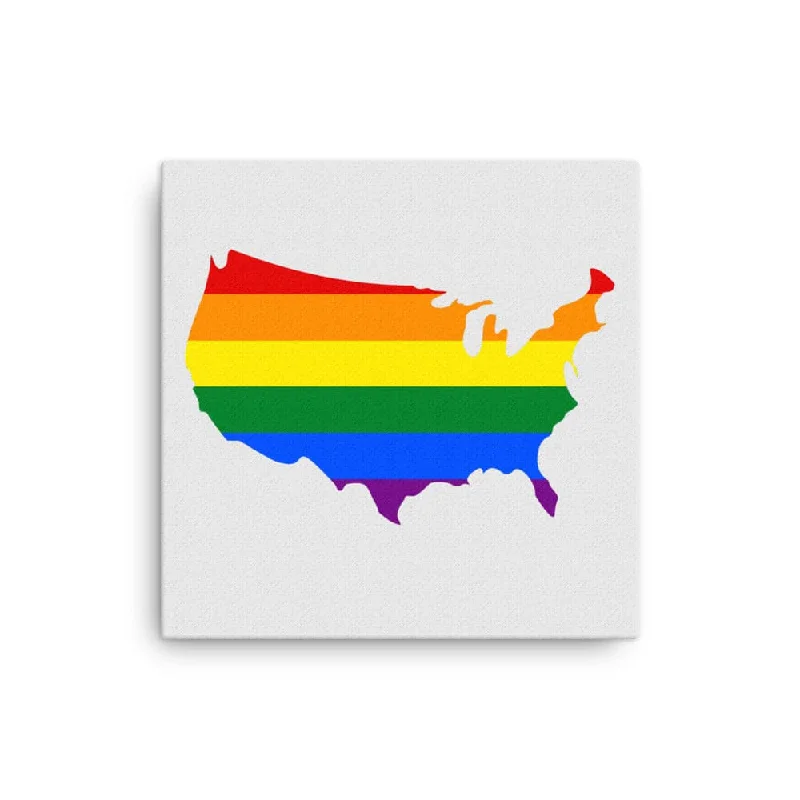 United States LGBTQ Pride Canvas Wall Art