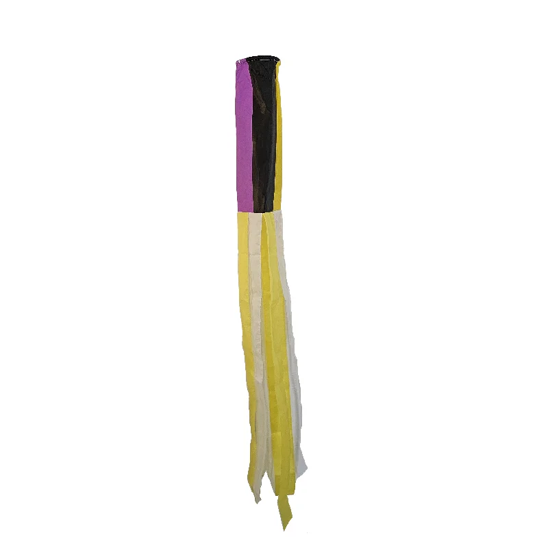 Nonbinary Enby Pride Windsock - 60 inch