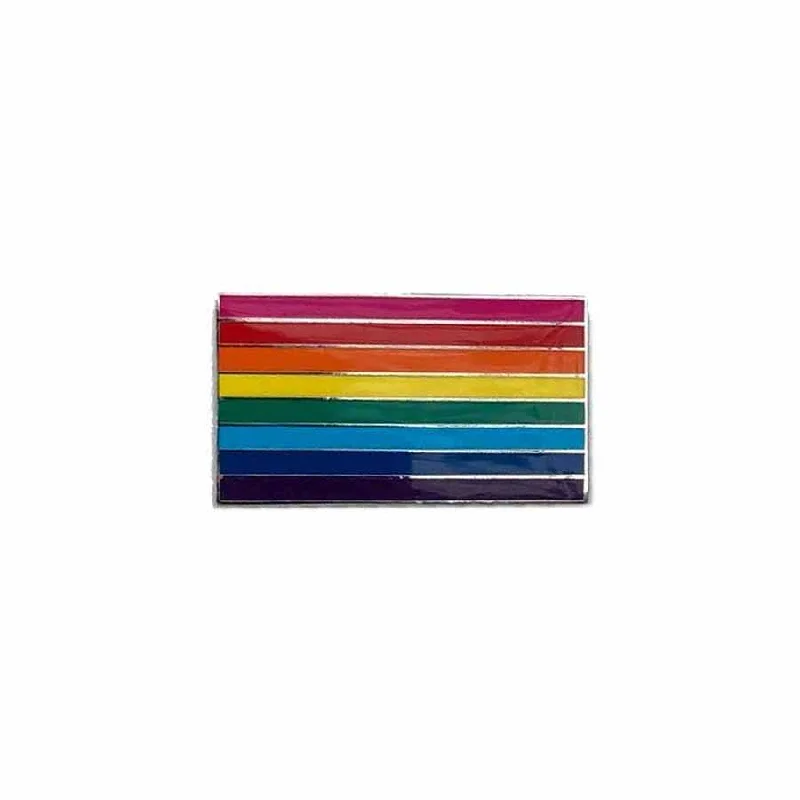 Original Eight Color Rainbow LGBTQ Pride Pin - Rainbow Railroad