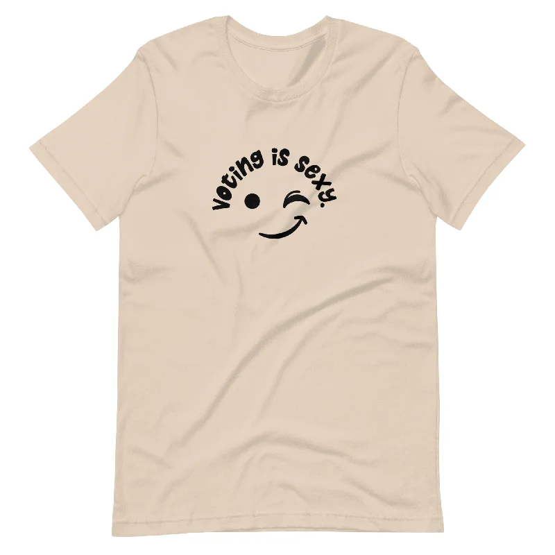 Affordable graphic tees for college pride clubs--Voting is Sexy Unisex T-Shirt
