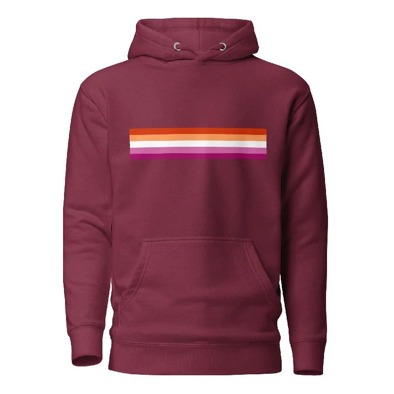Lesbian Pride Flag Hoodie