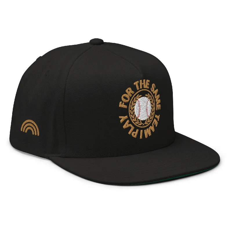 I Play For The Same Team Flat Bill Cap