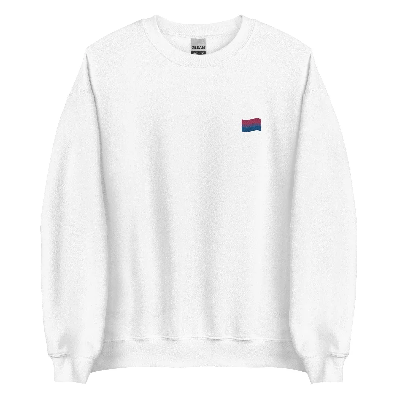 Hoodies with love is love rainbow designs--Bisexual Flag Embroidered Unisex Sweatshirt Hoodies with love is love rainbow designs--Bisexual Flag Embroidered Unisex Sweatshirt