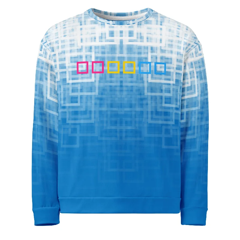 Hoodies with love wins and pride slogans--Pansexual Flag Colors Pullover