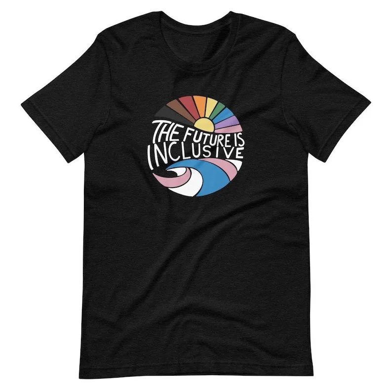 Lightweight graphic tees for summer pride events--Intersectional Pride Flag Shirt, Inclusive Rainbow Pride Shirt, Trans Pride, Gay Pride Shirt Lightweight graphic tees for summer pride events--Intersectional Pride Flag Shirt, Inclusive Rainbow Pride Shirt, Trans Pride, Gay Pride Shirt