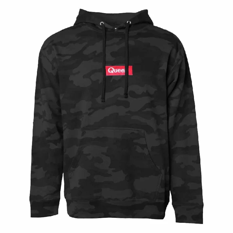 Hoodies with LGBTQ+ rights and equality prints--Queer Camo Hoodie - Trevor Project
