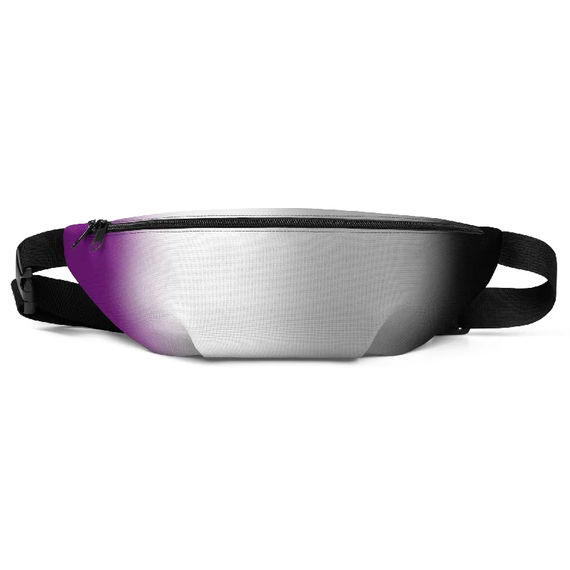 Asexual Ace Pride Crossbody Fanny Pack in Ombre