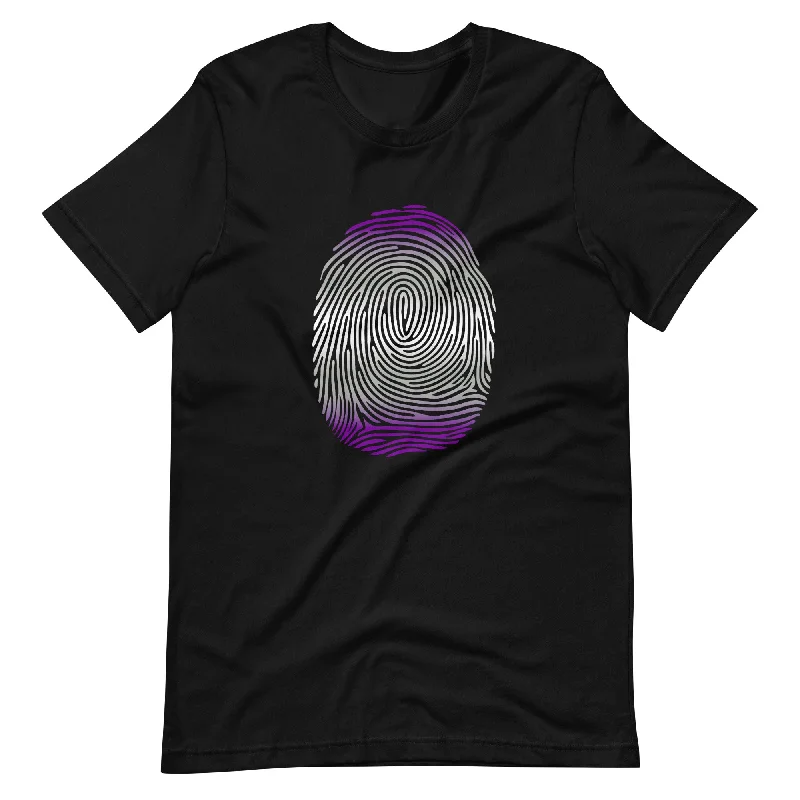 Greysexual Pride Identity Fingerprint Shirt - Unisex