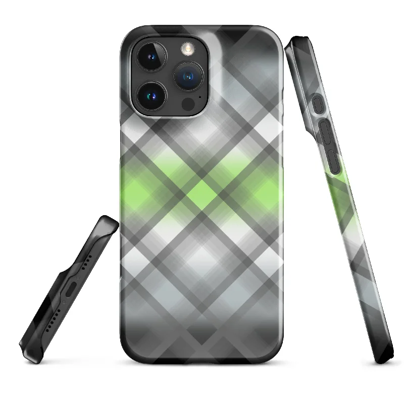 Tartan Agender Pride iPhone® Case