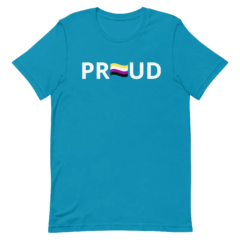 Nonbinary Enby Pride T-shirt - Proud