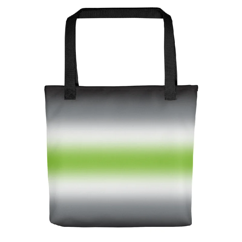 Agender Pride Tote Bag in Ombre