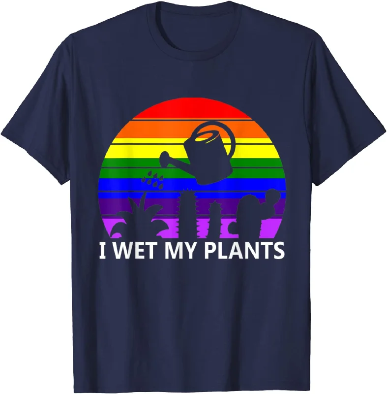 LGBT Pride Gardening Shirt, I Wet My Plants Rainbow LGBT Pride Lesbian Funny Gardening T-Shirt LGBT Pride Gardening Shirt, I Wet My Plants Rainbow LGBT Pride Lesbian Funny Gardening T-Shirt