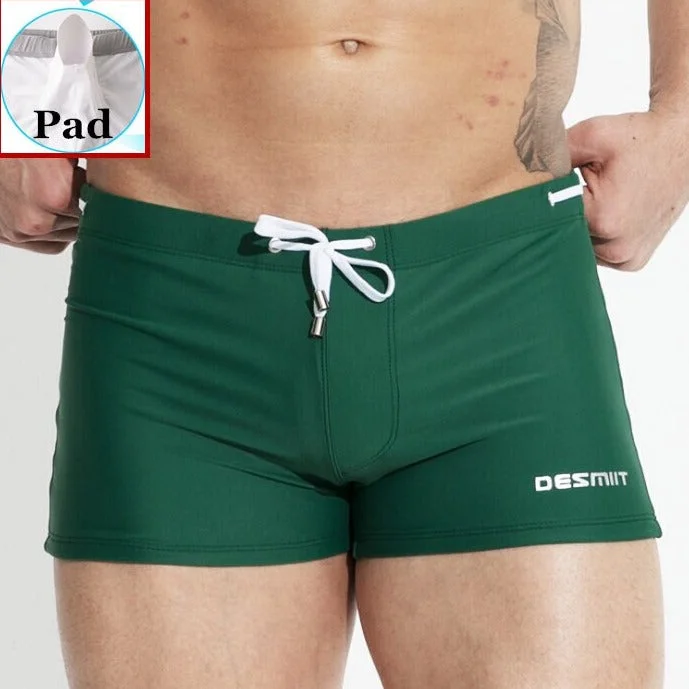 With Pad Dark Green