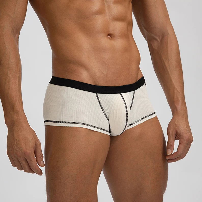 Men's Ribbed Rendezvous Mini Trunks