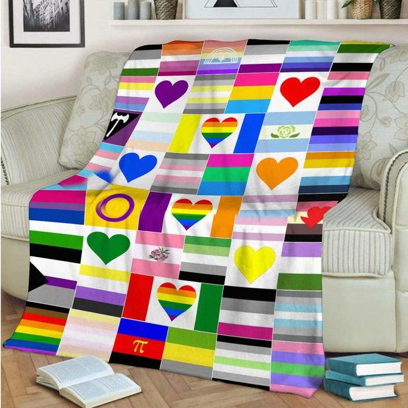 Pride Blanket, Love Is Love Lgbt Support Blanket, Blanket For Ally Support, Gift For Transgender, Bisexual Quilt Pride Blanket, Love Is Love Lgbt Support Blanket, Blanket For Ally Support, Gift For Transgender, Bisexual Quilt