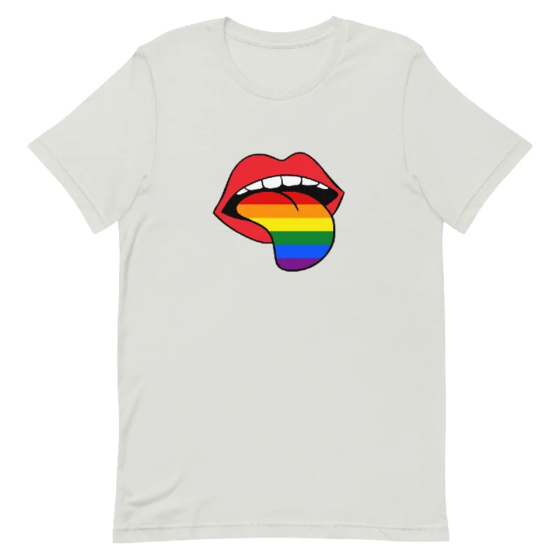 LGBTQ Pride T-Shirt - Rainbow Tongue