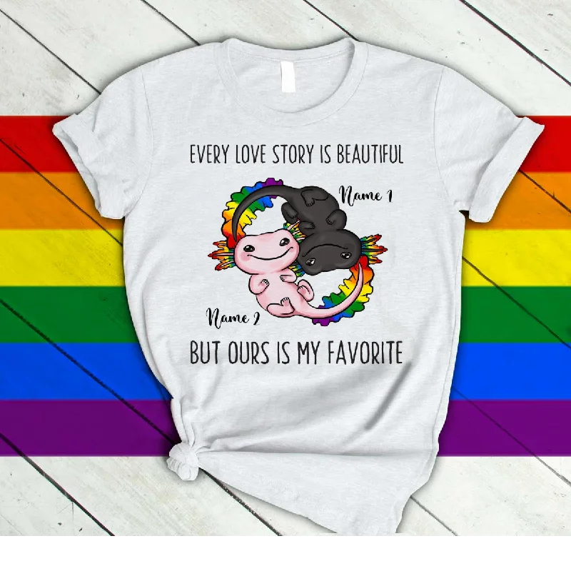 Graphic pride t-shirts with rainbow stars and stripes--Personalized T Shirt Gift For Pride Month, Every Love Story Is Beautiful, LGBT Custom Shirt Graphic pride t-shirts with rainbow stars and stripes--Personalized T Shirt Gift For Pride Month, Every Love Story Is Beautiful, LGBT Custom Shirt