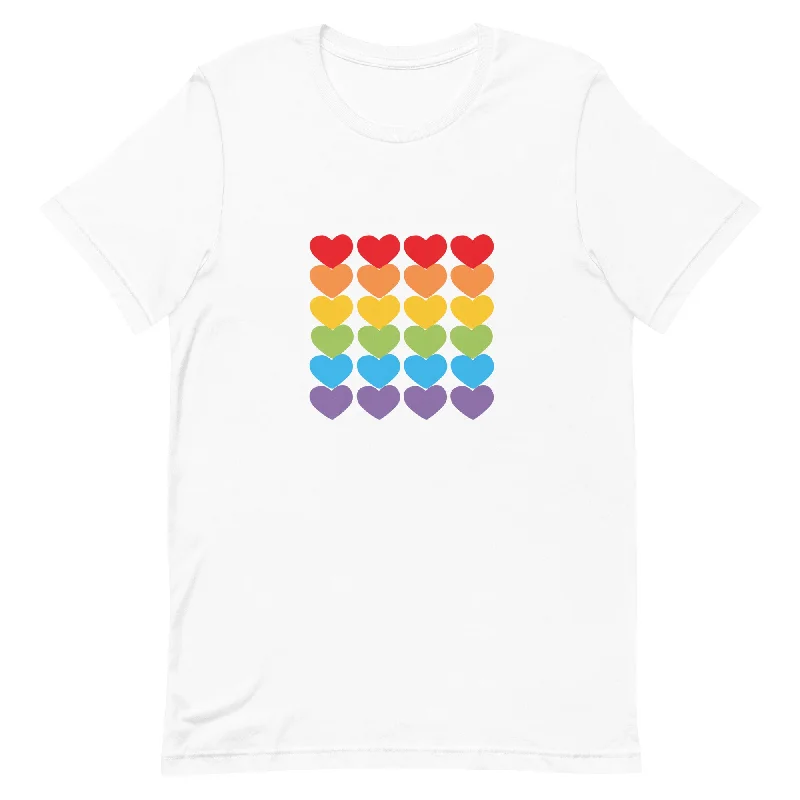 LGBTQ Pride T-Shirt - Pride Hearts