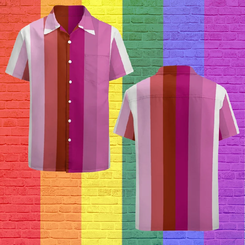 Graphic pride t-shirts with bold equality symbols--Lesbian Pride Flag Lgbt Vertical Stripe Hawaiian Vintage Shirt Mens Button Down Plus Size Tropical Hawaii Beach Shirts Graphic pride t-shirts with bold equality symbols--Lesbian Pride Flag Lgbt Vertical Stripe Hawaiian Vintage Shirt Mens Button Down Plus Size Tropical Hawaii Beach Shirts
