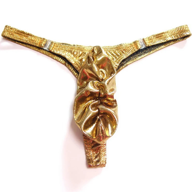 Men’s Liquid Luster Ruched Thong