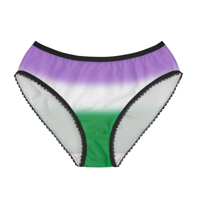 Genderqueer Pride Women's Bikini Briefs Panties