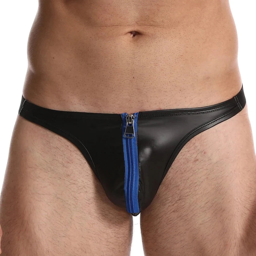 Blue zipper