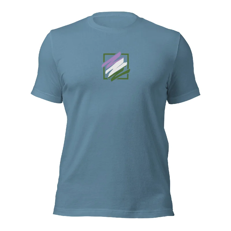 Best graphic tees for queer youth and students--Cute Genderqueer Pride T-Shirt