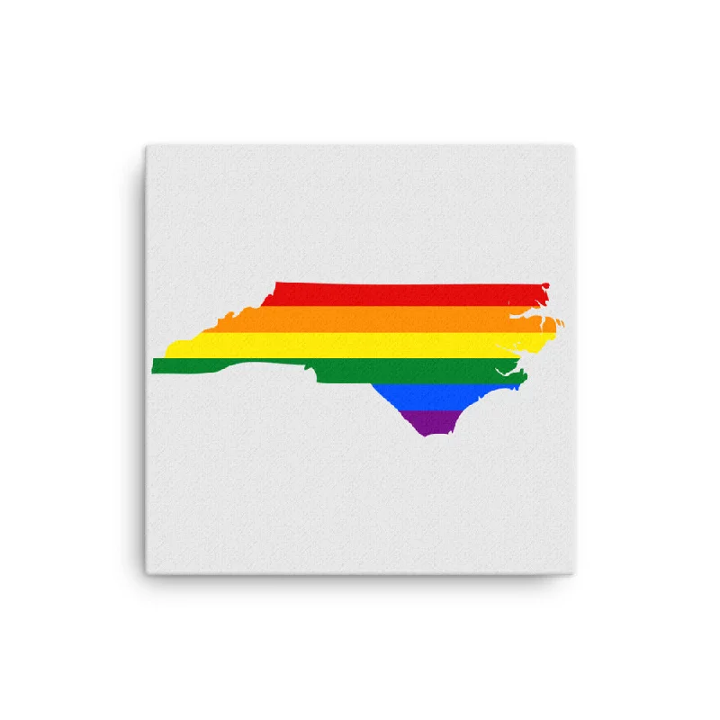 North Carolina LGBTQ Pride Canvas Wall Art