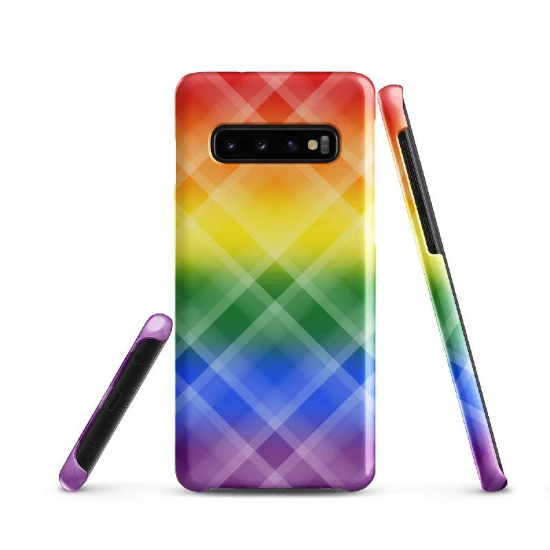 Plaid Pride Rainbow Samsung® Phone Case