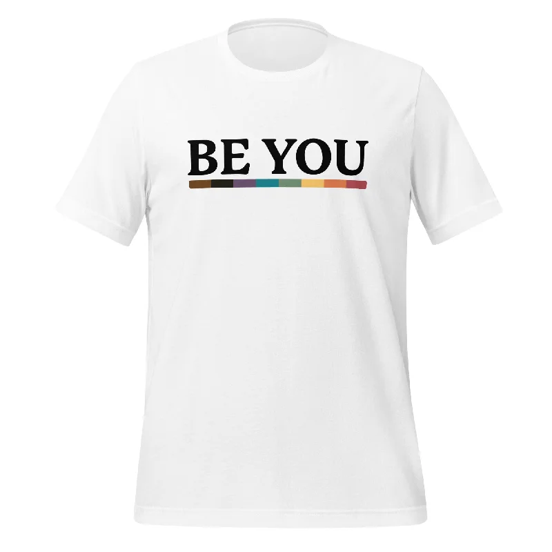 Soft cotton graphic tees for sensitive skin--Be You Unisex T-Shirt