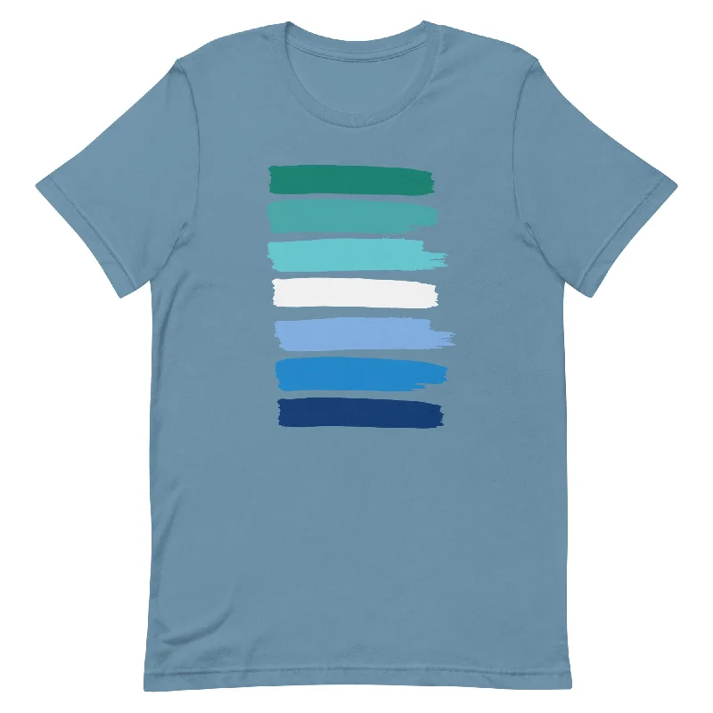 Gay MLM Vincian Pride Shirt - Paint Stripe