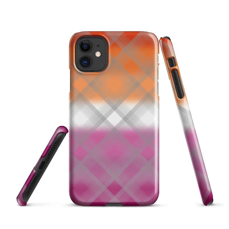 Tartan Lesbian Pride iPhone® Case