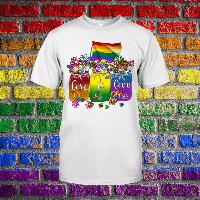 Love Is Love Flower Flag Tshirt, Lesbian Pride T Shirt, Transgender Clothes, Lgbt Clothes Love Is Love Flower Flag Tshirt, Lesbian Pride T Shirt, Transgender Clothes, Lgbt Clothes