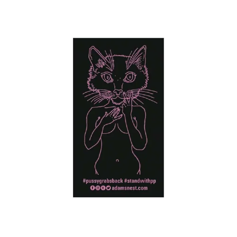 Pink Pussycat Sticker - Planned Parenthood