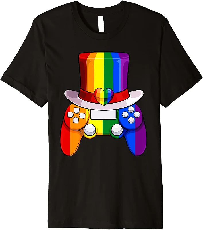 Gay Pride Gamer Shirt, Video Game Controller LGBT T Shirt