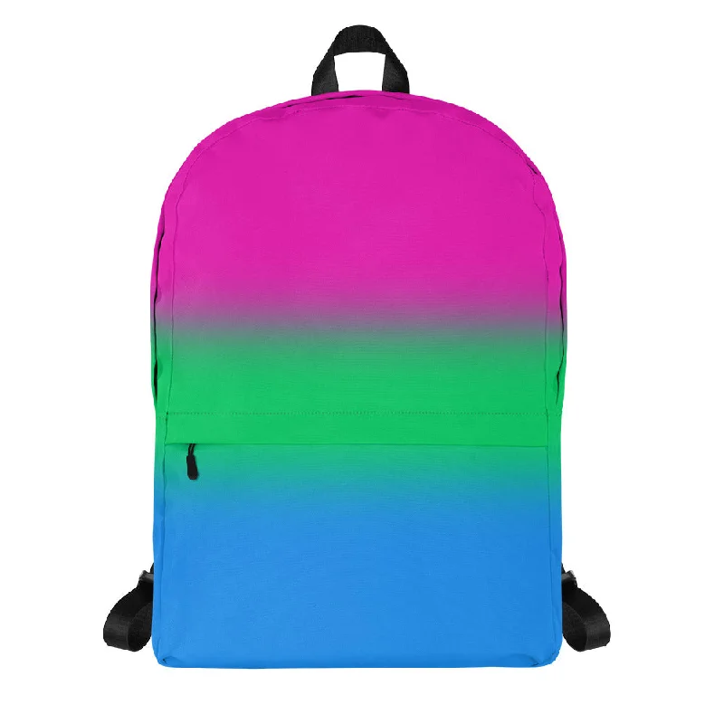Polysexual Poly Pride Backpack - Ombre