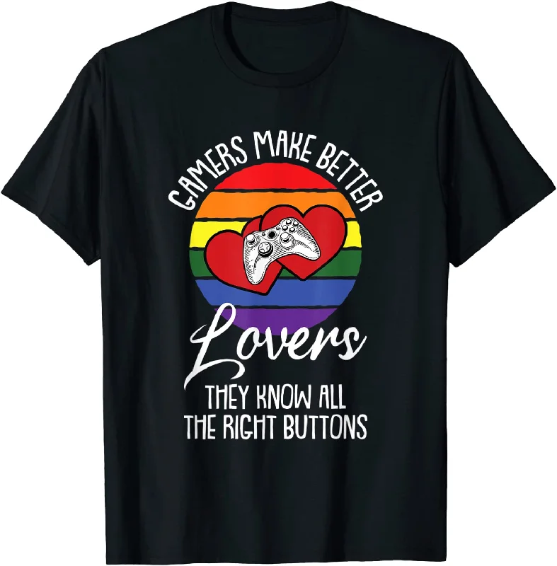 LGBT Shirt For Gamer Gay Pride Video Game Controller Gaming T Shirt