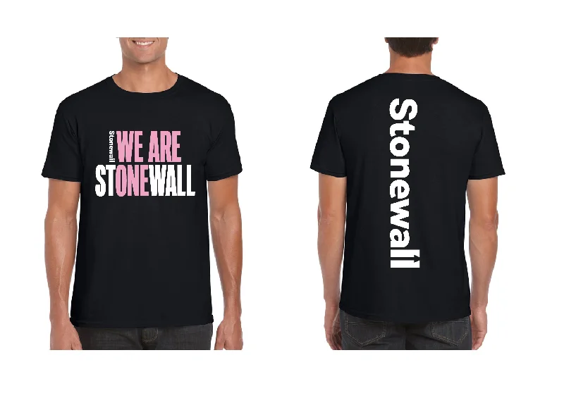 Graphic pride t-shirts with glitter rainbow accents--We Are Stonewall T-Shirt
