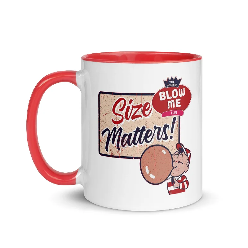 Size Matters Ceramic Coffee Tea Mug