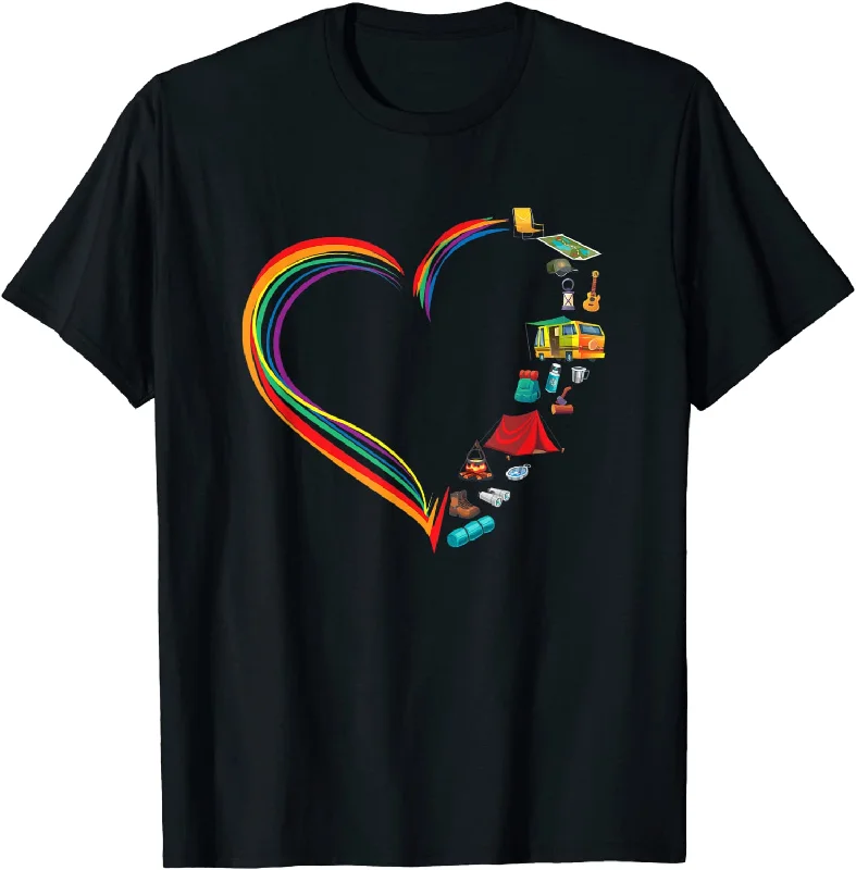 LGBT Camping Lover Shirt, Hiking LGBT Support Equality T-Shirt