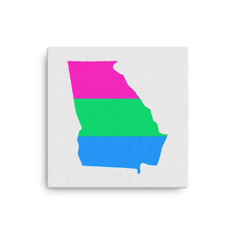 Georgia Polysexual Poly Pride Canvas Wall Art