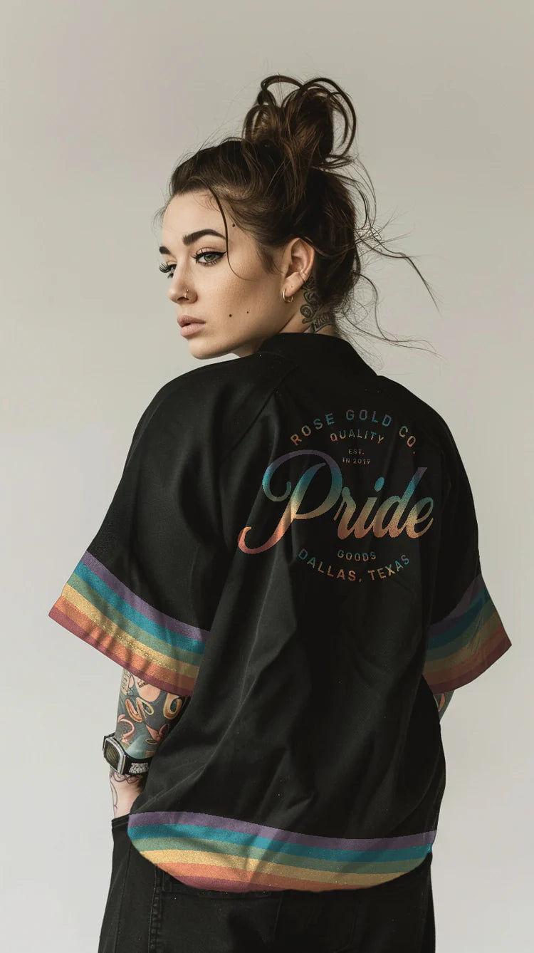 Rainbow LGBT Pride Baseball Jersey