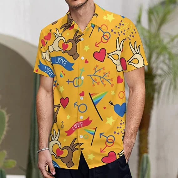 Love Pride Love Is Love Hawaii Shirt, Hawaiian 3D T Shirt For Lesbian, Gaymer Gift Hawaiian Shirt Love Pride Love Is Love Hawaii Shirt, Hawaiian 3D T Shirt For Lesbian, Gaymer Gift Hawaiian Shirt