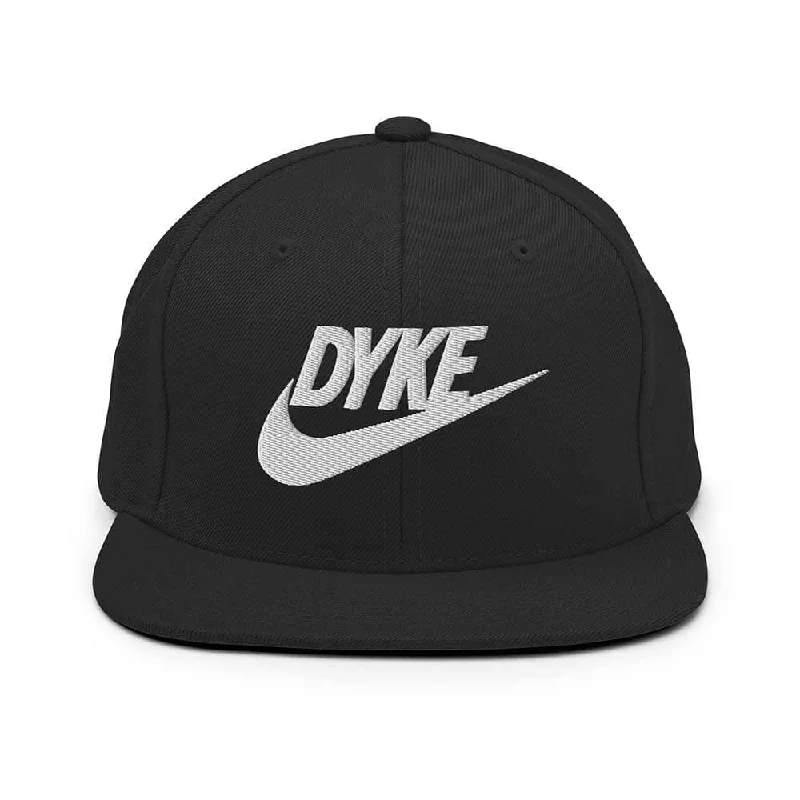 Dyke Sport 6 Panel Flatbill Snapback Hat