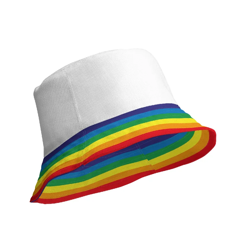 LGBTQ Pride Reversible Bucket Hat - Black White