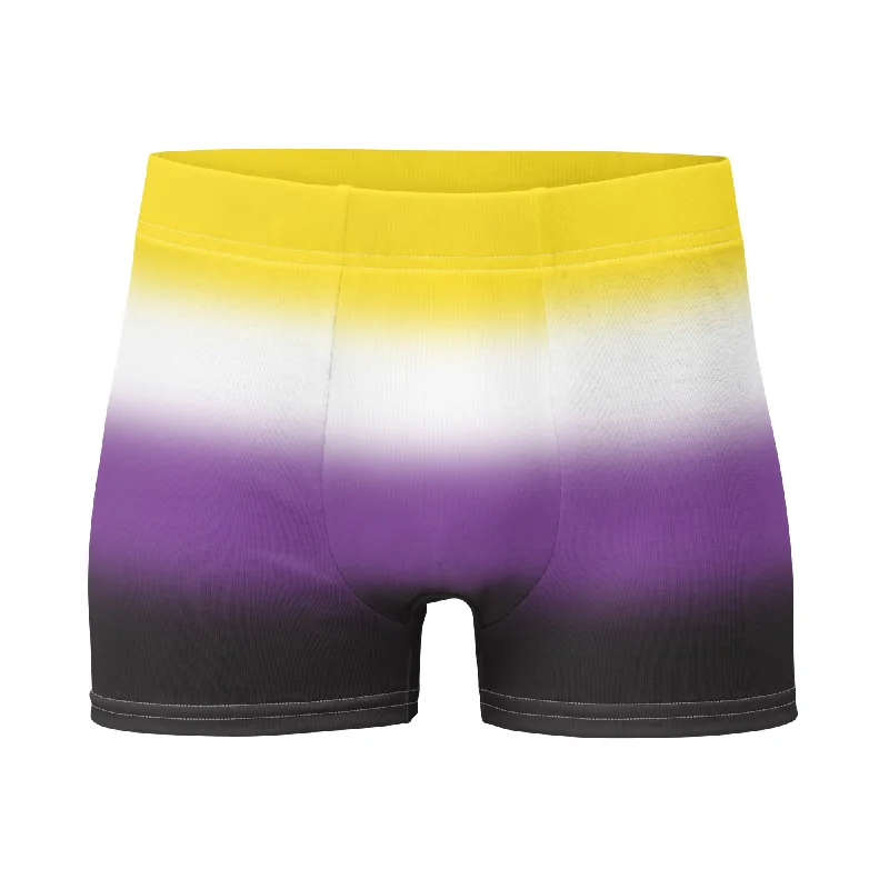 Nonbinary Enby Pride Mens Boxer Briefs Underwear
