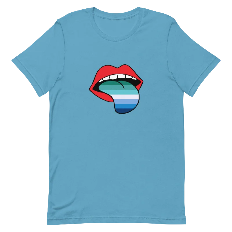 Gay Mens MLM Pride TShirt - Tongue